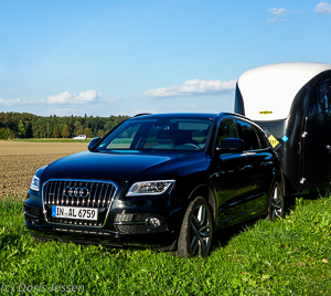 Pferdeanhänger-Zugfahrzeugtest Audi Q5 quattro