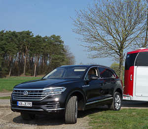 Pferdeanhänger-Zugfahrzeugtest VW Touareg - Mit Pferden Reisen