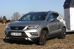 Pferdeanhänger-Zugfahrzeugtest SEAT Ateca