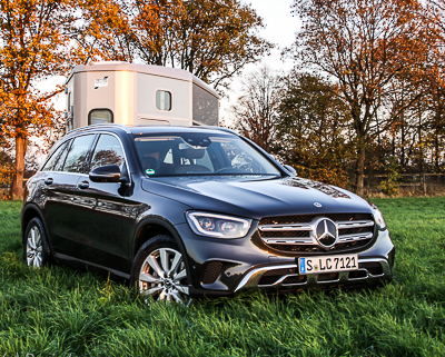 Pferdeanhänger-Zugfahrzeugtest Mercedes GLC