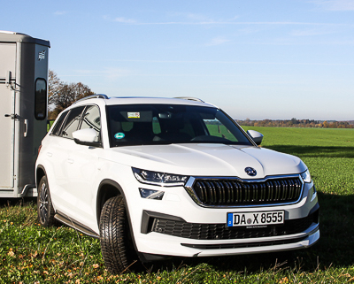 PferdeanhängerZugfahrzeug Škoda Kodiaq